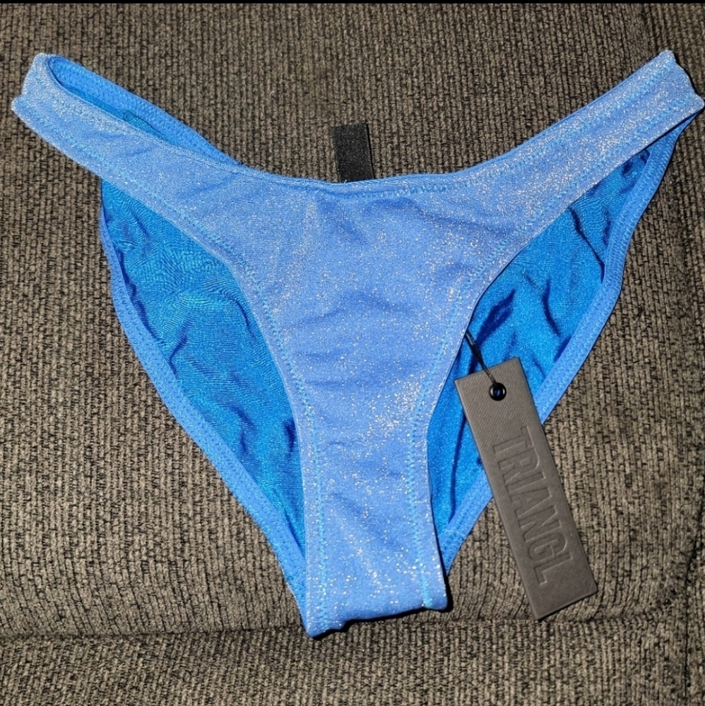 Blue sparkle normal Bathing suit bottom
